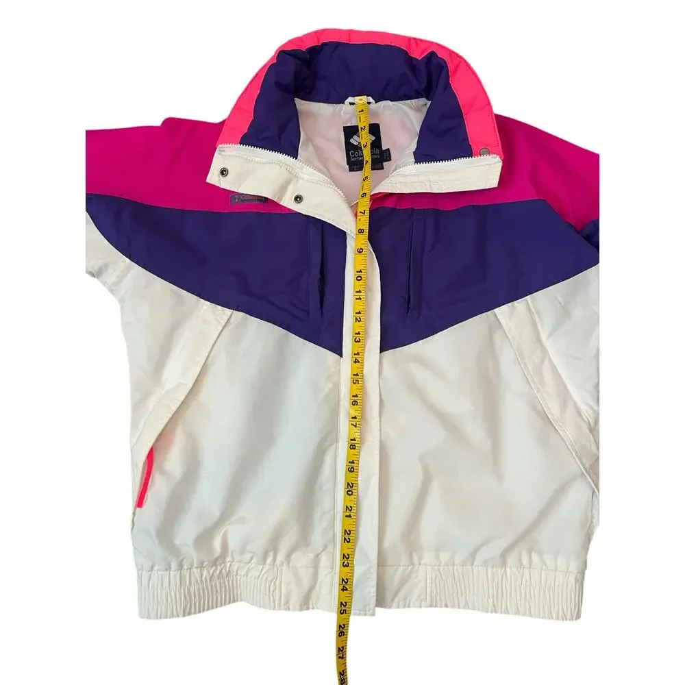 COLUMBIA VINTAGE WOMENS SKI WINTER JACKET COAT SIZE L - Picture 9 of 14